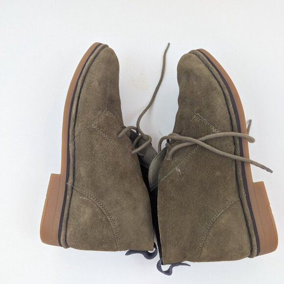 Hush Puppies Suede Booties in Tan, Sz 8 - Picture 4 of 6